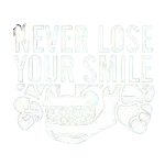 Never lose your smile stickers 10x